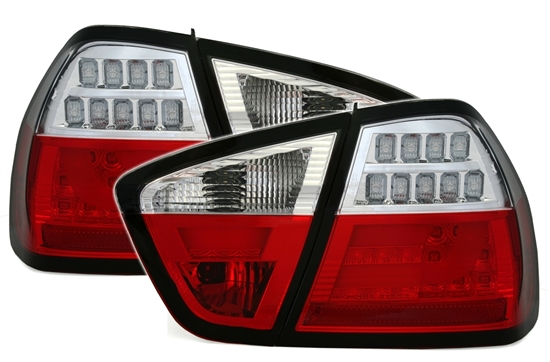 BMW E90 - Zadní světla LED LIGHT BAR SONAR - Červená