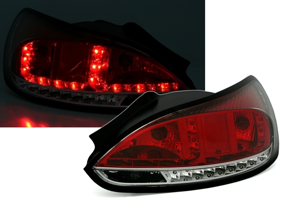 VW SCIROCCO - Zadní světla LED EAGLE EYES - Červená