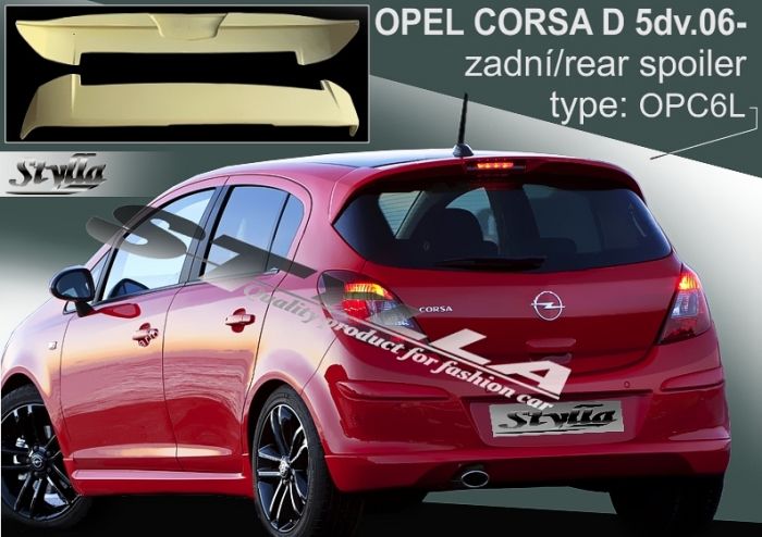 OPEL CORSA D - Střešní křídlo STYLLA