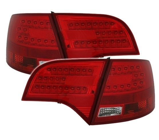 AUDI A4 B7 AVANT - Zadní světla LED DEPO - Červená