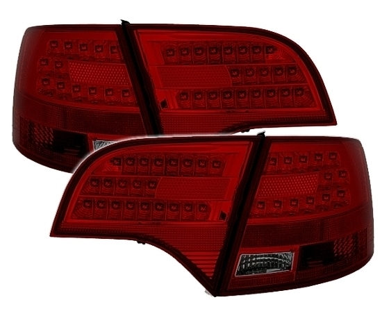 AUDI A4 B7 AVANT - Zadní světla LED DEPO - Červená/Kouřová