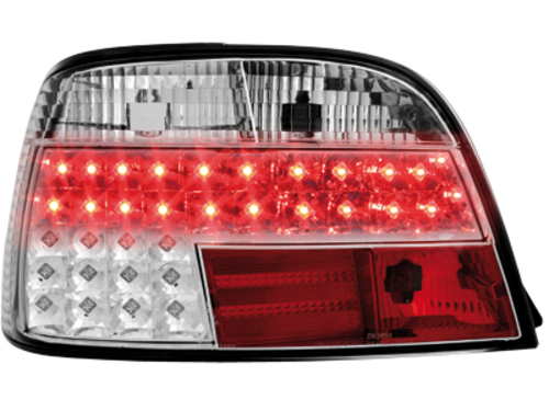 BMW E38 - Zadní světla LED - Chromová