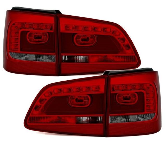 VW TOURAN 1T1 GP2 - Zadní světla LED DEPO - Červená/Kouřová
