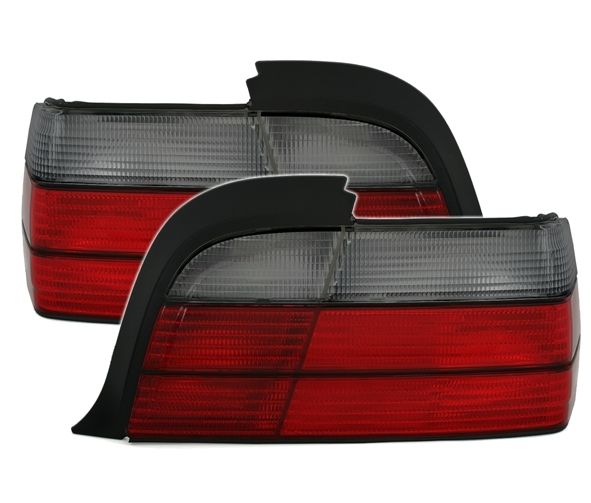 BMW E36 COUPE/CABRIO - Zadní světla DEPO - Červená/Kouřová