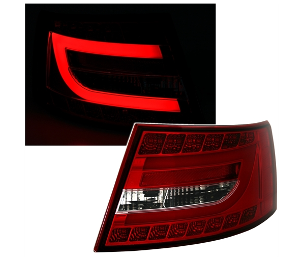 AUDI A6 4F - Zadní světla LED BAR 7 PIN - Červená