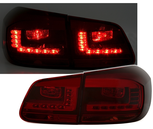VW TIGUAN 7N - Zadní světla LED - Červená/Kouřová