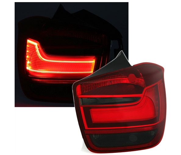 BMW F20 - Zadní světla LED - Červená/Kouřová
