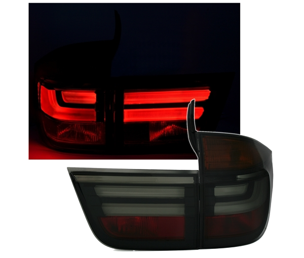BMW X5 E70 - Zadní světla LED FACELIFT LCI OPTIK DEPO - Černá