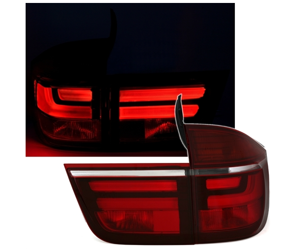 BMW X5 E70 - Zadní světla LED FACELIFT LCI OPTIK DEPO - Červená
