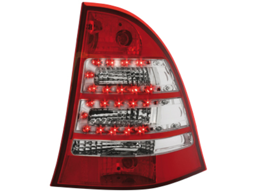 MERCEDES C W203 T-MODELL - Zadní světla LED - Červená
