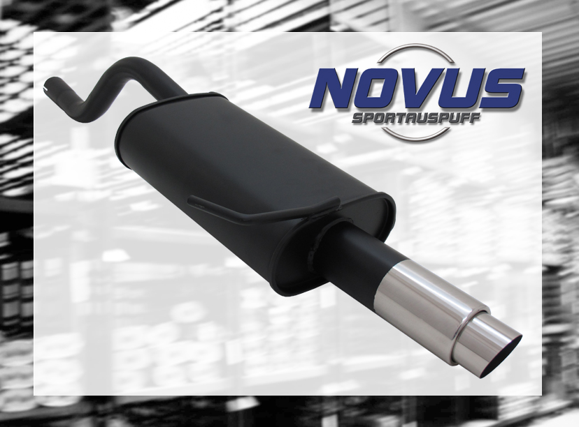 RENAULT CLIO 2 - Sportovní výfuk NOVUS N 1x76 GP-DESIGN
