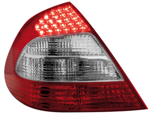 MERCEDES E W211 - Zadní světla LED DEPO - Červená