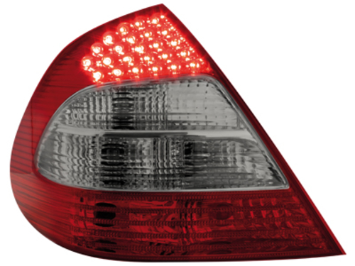 MERCEDES E W211 - Zadní světla LED DEPO - Červená/Kouřová