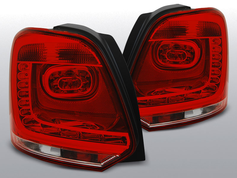 VW POLO 6R - Zadní světla LED - Červená