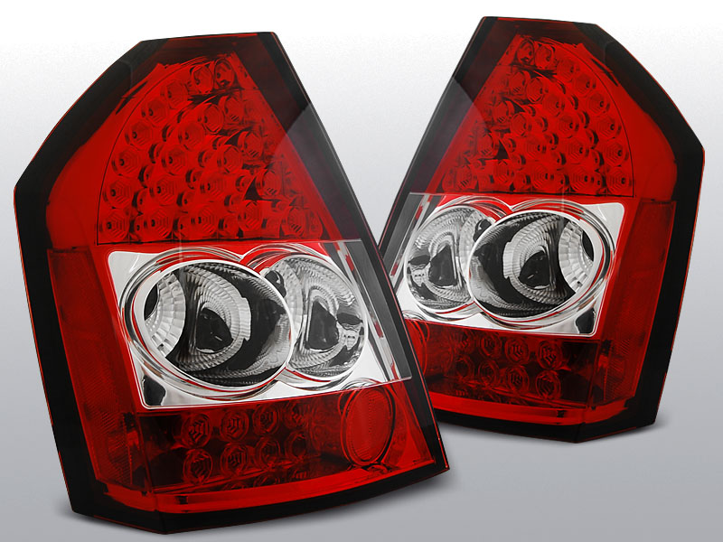 CHRYSLER 300C /300 09-10 - Zadní světla LED - Červená