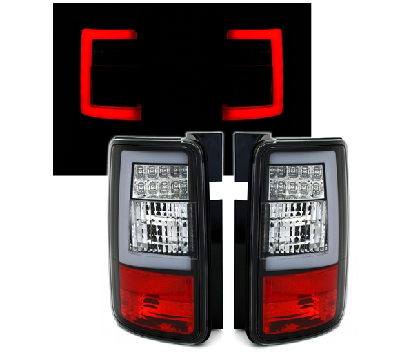 VW CADDY 2K - Zadní světla LED LIGHT BAR SONAR - Černá
