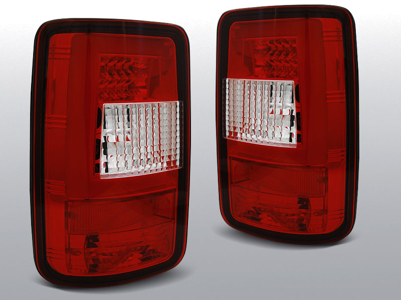 VW CADDY 2K - Zadní světla LED LIGHT BAR SONAR - Červená