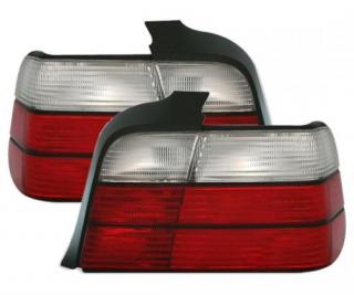 BMW E36 - Zadní světla Čirá - Červená