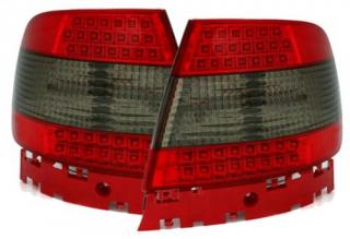 AUDI A4 B5 - Zadní světla LED - Červená/Kouřová