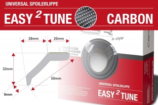 UNIVERZÁLNÍ SPOILER / LIPA EASY2TUNE CSR CARBON - LOOK