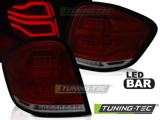 MERCEDES ML W 164 -  Zadní světla LED BAR TAIL LIGHT- Červená/Kouřová