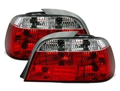 BMW E38 - Zadní světla Čirá - Červená