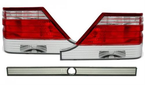 MERCEDES S W140 - Zadní světla EAGLE EYES - Červená