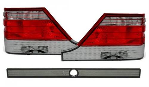 MERCEDES S W140 - Zadní světla EAGLE EYES - Červená/Kouřová