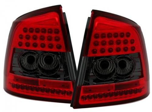 OPEL ASTRA G - Zadní světla LED - Červená/Kouřová